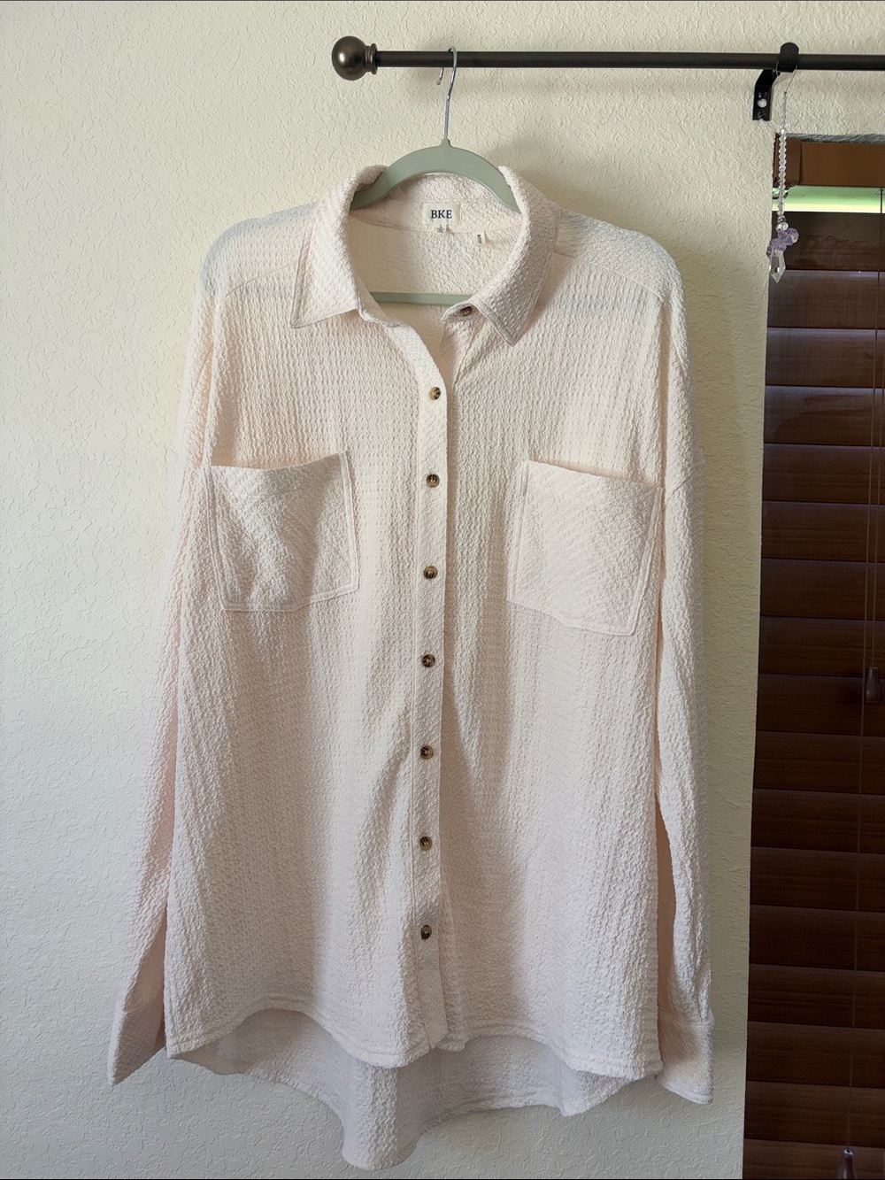 BKE Light Cream Button-Down NWOT - Picture 2 of 15